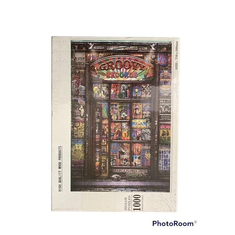Groovy records 1000 peice puzzle New/ never opened